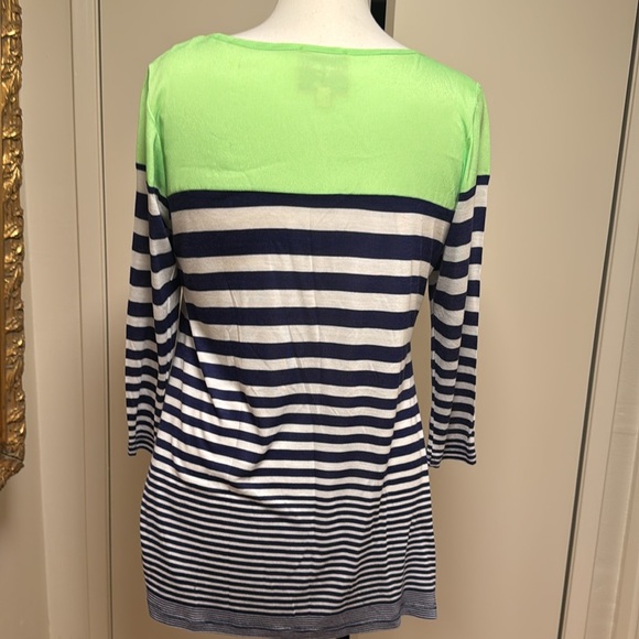 Romeo and Juliet couture long sleeves striped top. - Picture 3 of 4